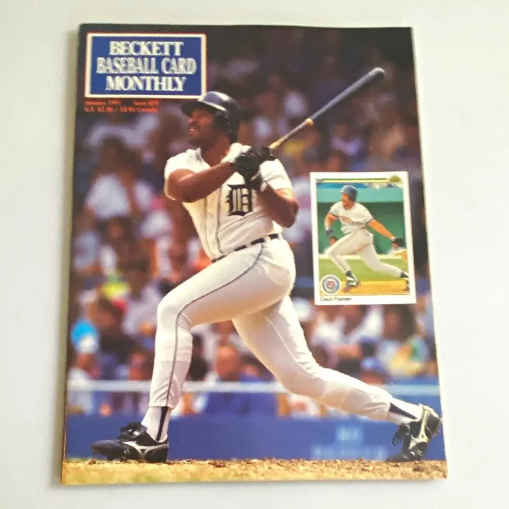 Beckett Baseball Card Monthly Price Guide Magazine January 1991